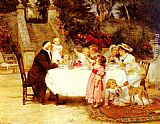 Frederick Morgan Famous Paintings - His First Birthday